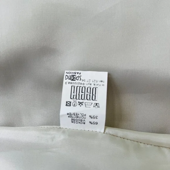 Pencil Skirt Grey/Beige women's Size Small - EUR 34 - Picture 4 of 7